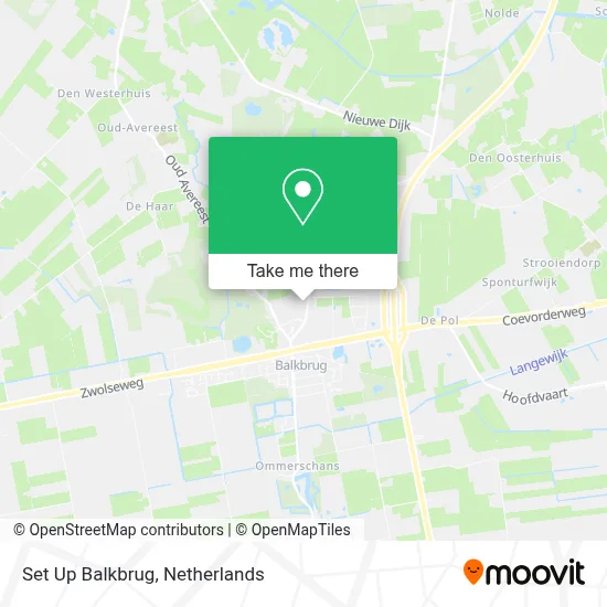 Set Up Balkbrug map