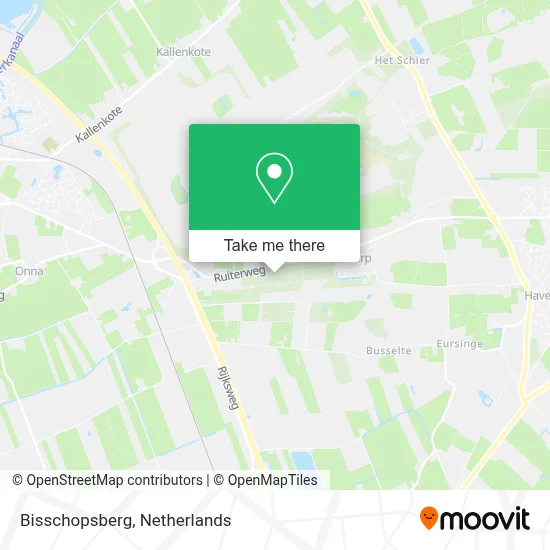 Bisschopsberg Karte
