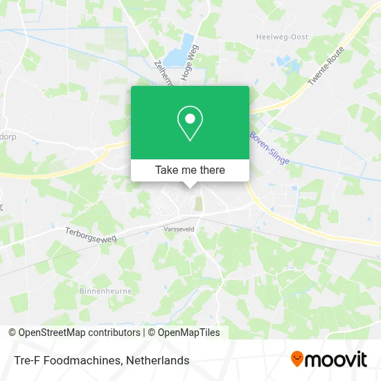 Tre-F Foodmachines map