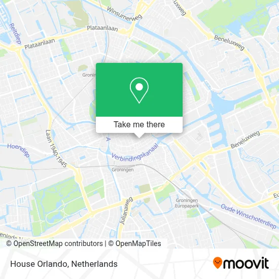 Huis Orlando map