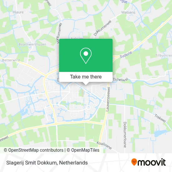 Slagerij Smit Dokkum map