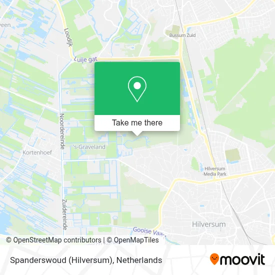 Spanderswoud (Hilversum) map