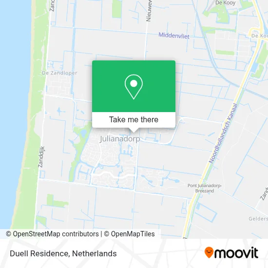 Duell Residence map