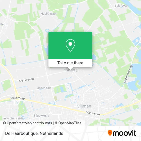 De Haarboutique map