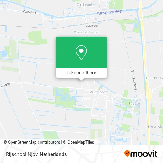 Rijschool Njoy map