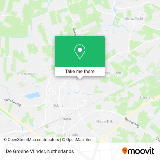 De Groene Vlinder Karte
