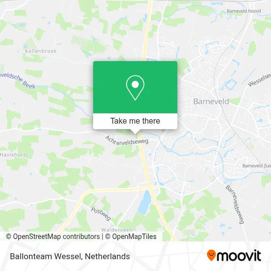 Ballonteam Wessel map