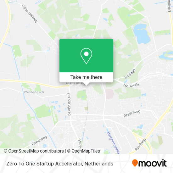 Zero To One Startup Accelerator Karte