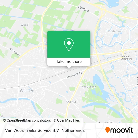 Van Wees Trailer Service B.V. map