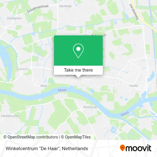 Winkelcentrum "De Haar" map