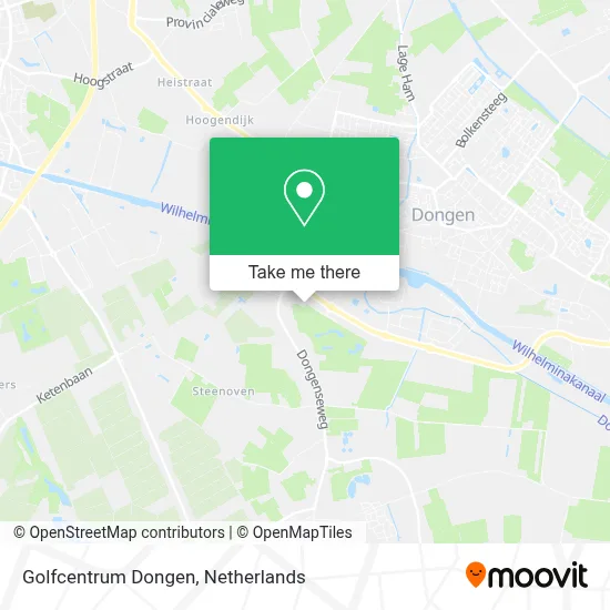 Golfcentrum Dongen map