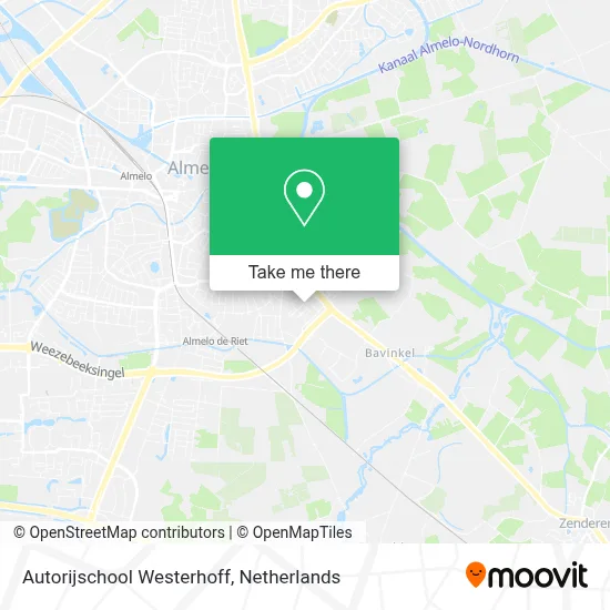 Autorijschool Westerhoff Karte