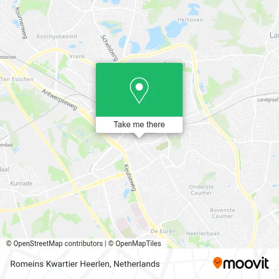 Romeins Kwartier Heerlen map