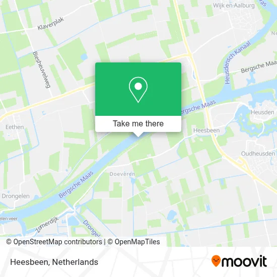 Heesbeen map