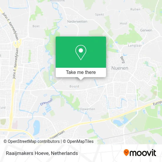 Raaijmakers Hoeve map