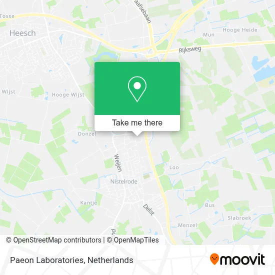 Paeon Laboratories map