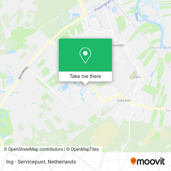 Ing - Servicepunt map