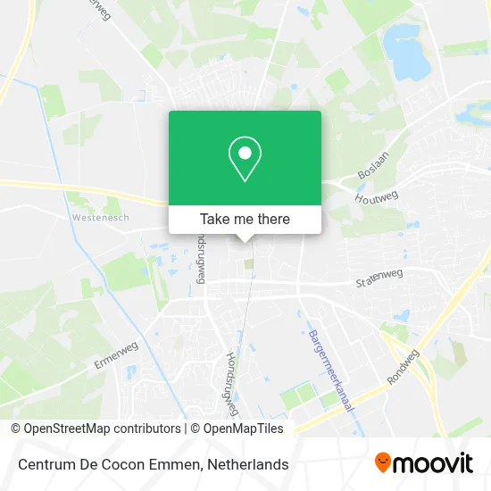 Centrum De Cocon Emmen map