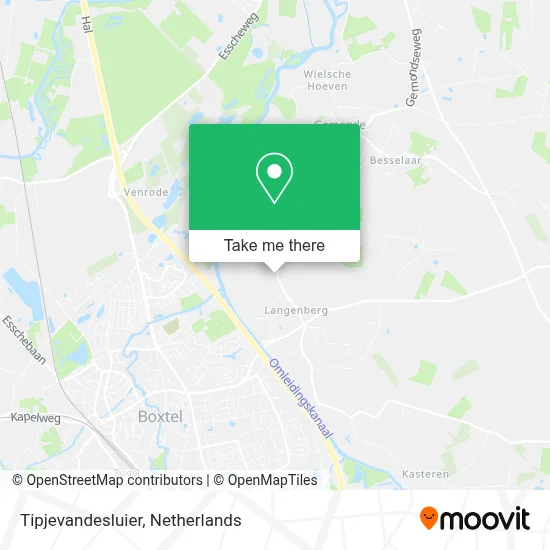 Tipjevandesluier map