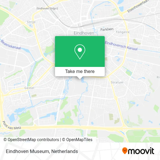 Eindhoven Museum map