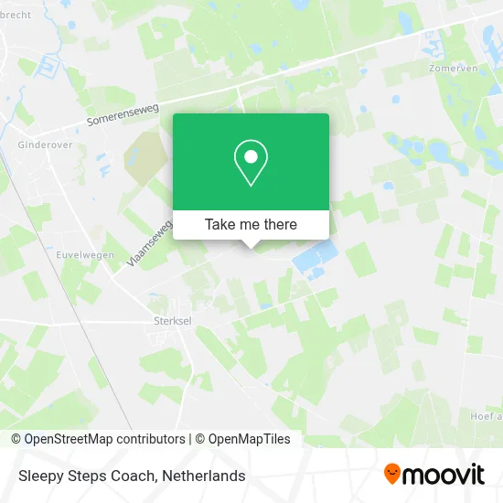 Sleepy Steps Coach map