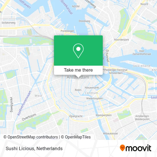 Sushi Licious map