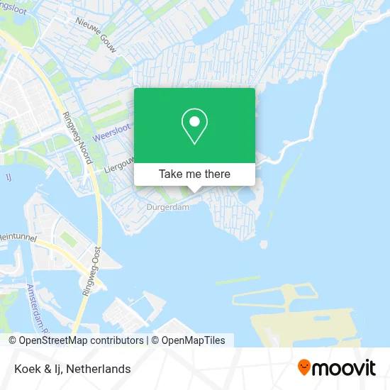 Koek & Ij map