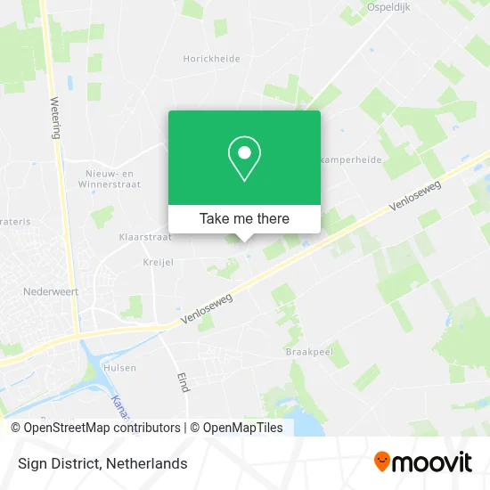 Sign District map