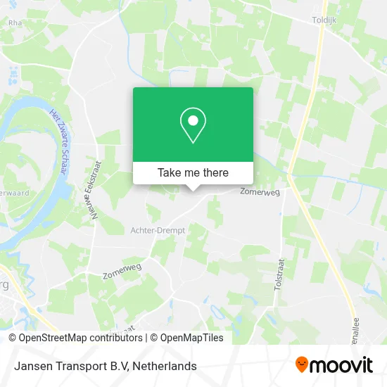 Jansen Transport B.V map