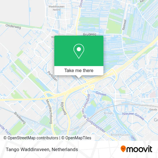 Tango Waddinxveen map