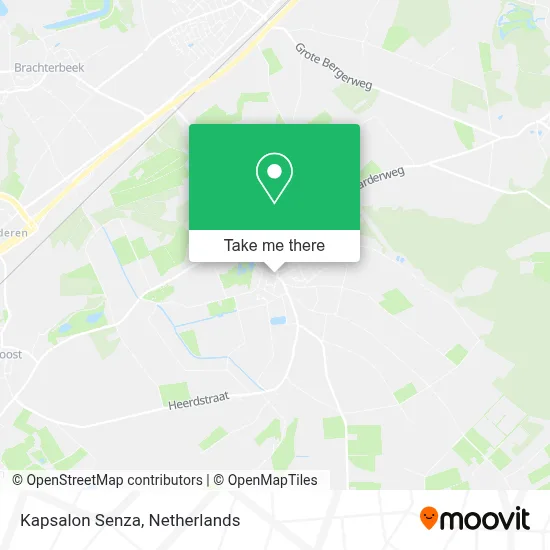 Kapsalon Senza map