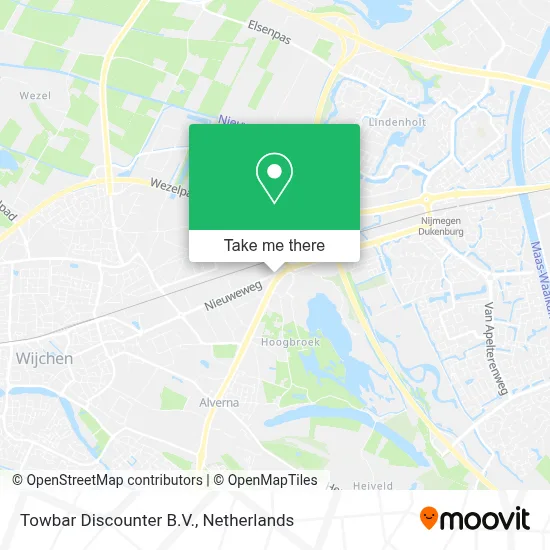 Towbar Discounter B.V. map