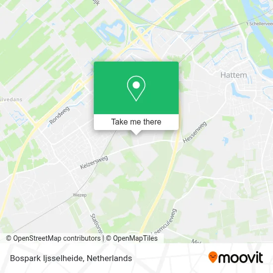 Bospark Ijsselheide map