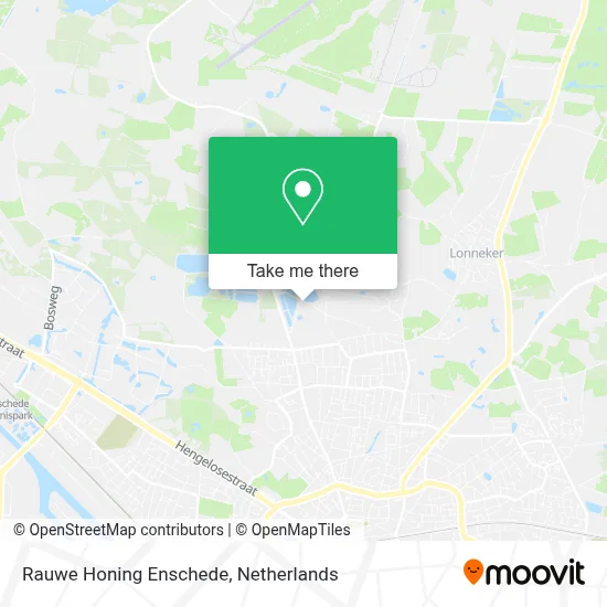 Rauwe Honing Enschede map