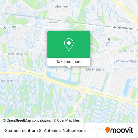 Spatadercentrum St Antonius map