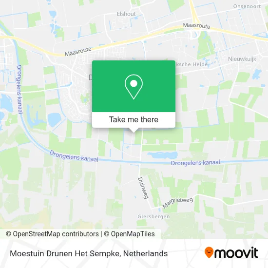 Moestuin Drunen Het Sempke map