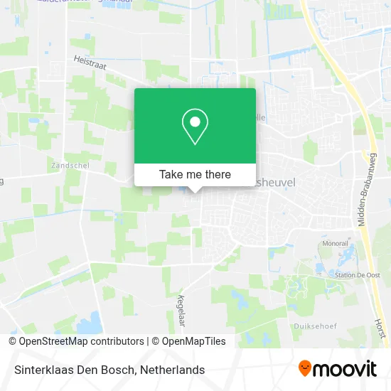 Sinterklaas Den Bosch map