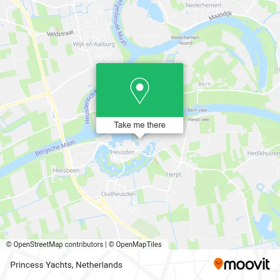 Princess Yachts map