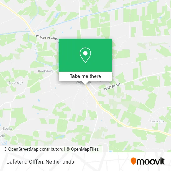 Cafeteria Olffen map