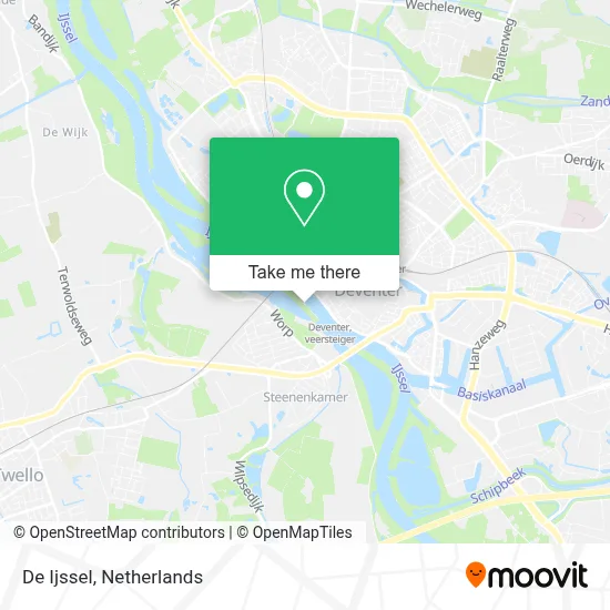 De Ijssel map