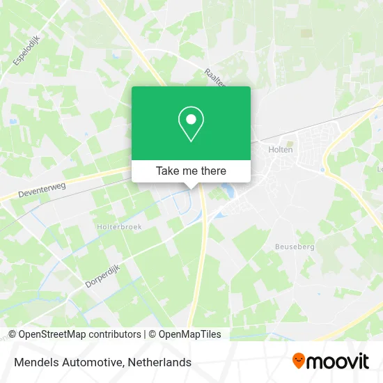 Mendels Automotive map