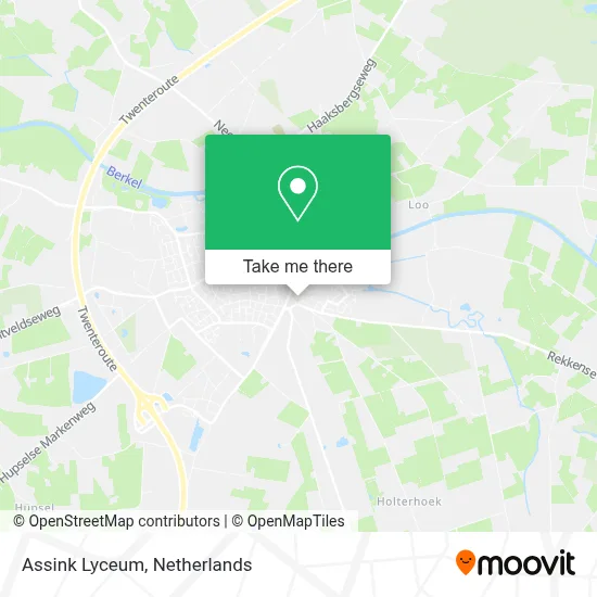 Assink Lyceum map