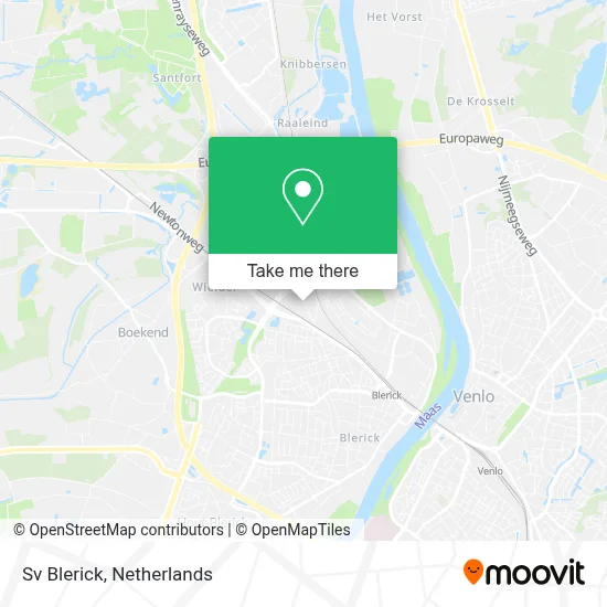 Sv Blerick map
