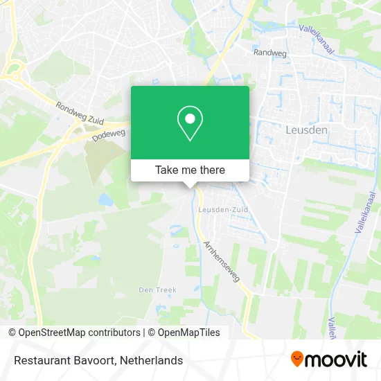 Restaurant Bavoort map