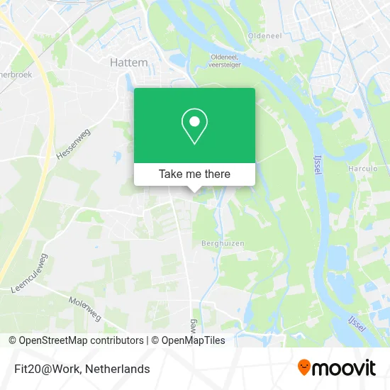 Fit20@Work map