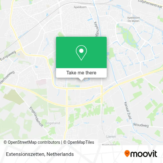 Extensionszetten map