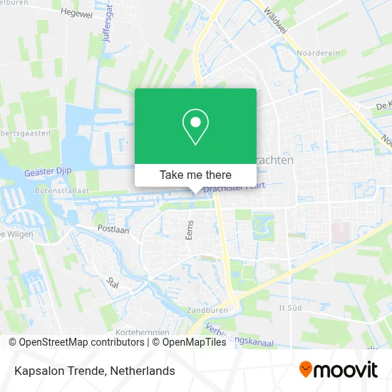 Kapsalon Trende map