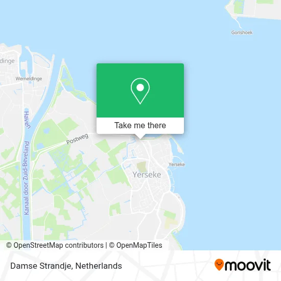 Damse Strandje Karte
