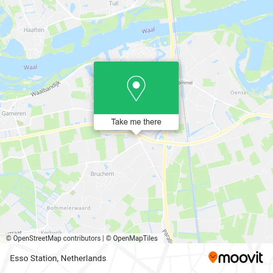 Esso Station map