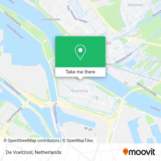 De Voetzool Karte